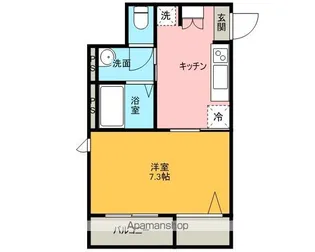 ラ・ベル・メゾン蒼風館【101号室号室】の間取り