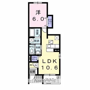サニーガーデンⅢ【1階】の間取り