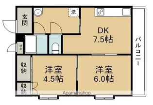 アイザワコーポ【2階】の間取り