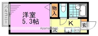 ヒルズ中野【1階】の間取り