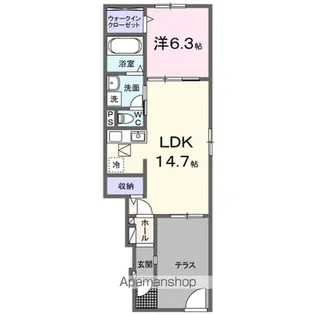 アニマルベース・MITAKA【1階】の間取り