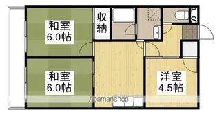 マンションOMI【4階】の間取り