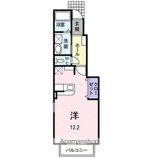 フルーブ レゾネートE棟【1階】の間取り