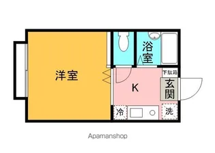 キャンパスルームハーモニー【1階】の間取り
