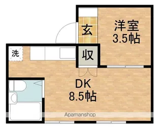 A−LIFE葵東【4階】の間取り