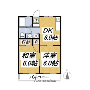 東京都練馬区春日町2丁目【アパート】の間取り