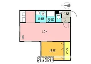 CAMELLIA(カメリア)Ⅱ【3階】の間取り