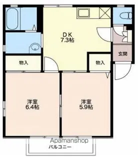 テムズ1【2階】の間取り