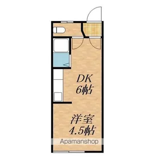 ロイヤルハイツ1.7【1階】の間取り
