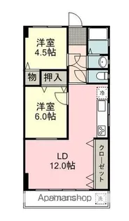 第二小山ハイツ【301号室】の間取り