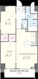 クレール八王子【2階】の間取り
