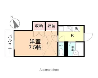 カーサアテナ【205号室】の間取り