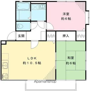 グランドゥール【101号室号室】の間取り