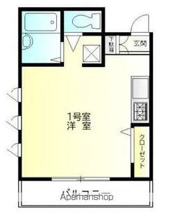 ハイム中原【1階】の間取り