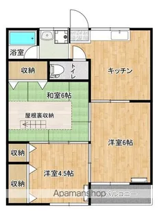 テラヴィⅡ【202号室】の間取り