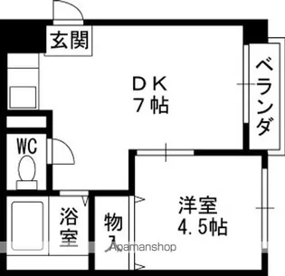 チェリー広野【304号室】の間取り