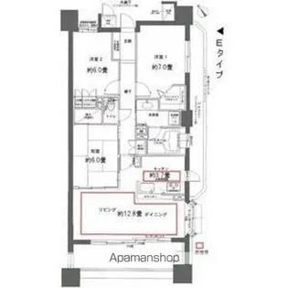 レジディア泉【12階】の間取り