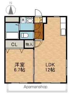 長野県長野市大字東和田【マンション】の間取り