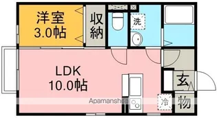 リヴィエール【1階】の間取り