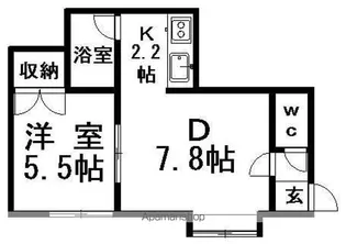 エクセレント真栄【105号室】の間取り