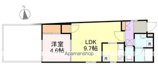 オアシスワン【3階】の間取り