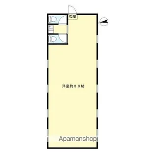 板橋区仲町【2階号室】の間取り