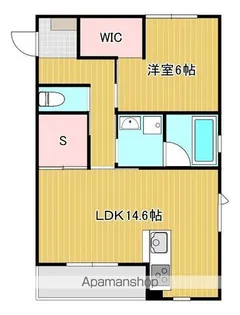 トップアイルⅢ【1階】の間取り