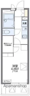 レオパレスルシェルブル金岡Ⅱ【2階】の間取り