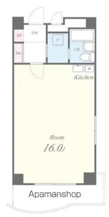 レジデンス西麻布【3階】の間取り