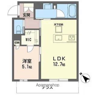 カヴァリエーレ【1階】の間取り
