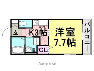 KTIレジデンス武庫川1【206号室】の間取り