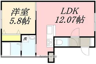 ABITARE SHINKAWA(アビターレ新川)【1階】の間取り