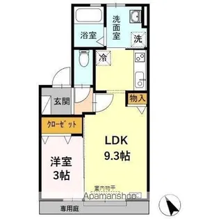 HOUSEたんぽぽ【1階】の間取り