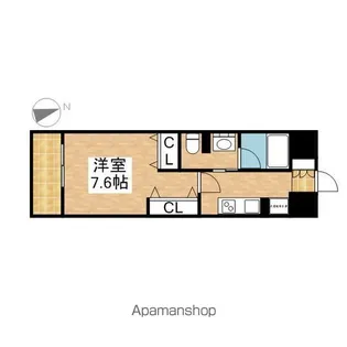 フレールコート東別院【1階】の間取り