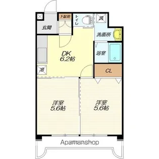 フローラONE【305号室】の間取り