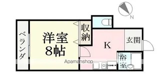 希林館【203号室】の間取り