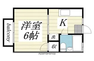 フローラル花水木【1階】の間取り