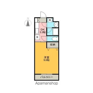 フローラ若松【2階】の間取り