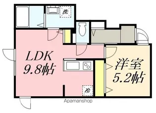 NC TERRACE Ⅰ【B号室】の間取り