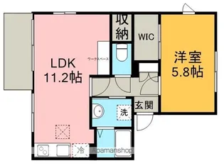 パークハウスA棟【1階】の間取り