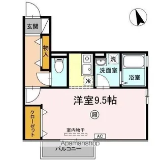 エクレール【2階】の間取り