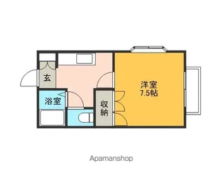 リバプール【201号室】の間取り
