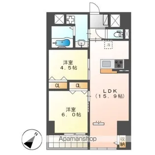アーバンパレス【1階】の間取り