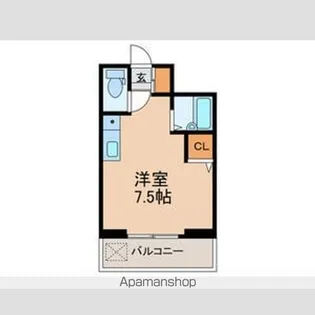 ビオス本山【302号室】の間取り