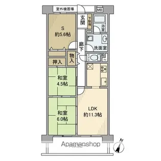 藤和シティコープ春日井駅前【3階】の間取り
