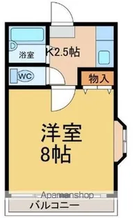 ヴィラ北浜【1階】の間取り