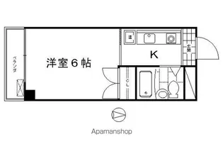 アンデス東寺【302号室】の間取り