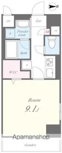 アルシェ新宿【6階】の間取り