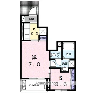 セピア【1階】の間取り