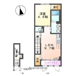 N・FーBASE【2階】の間取り